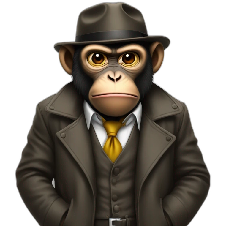 Gangster Monkey emoji