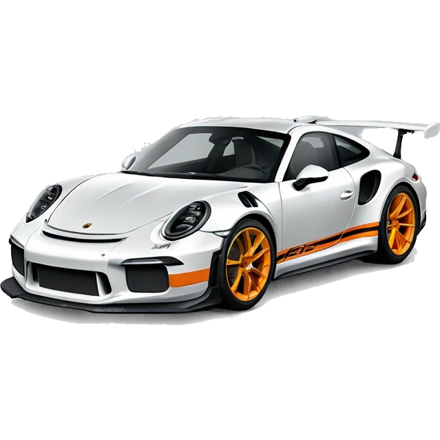 Side of a Porsche 911 gt3 rs emoji