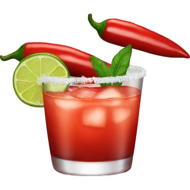 red chili margarita emoji