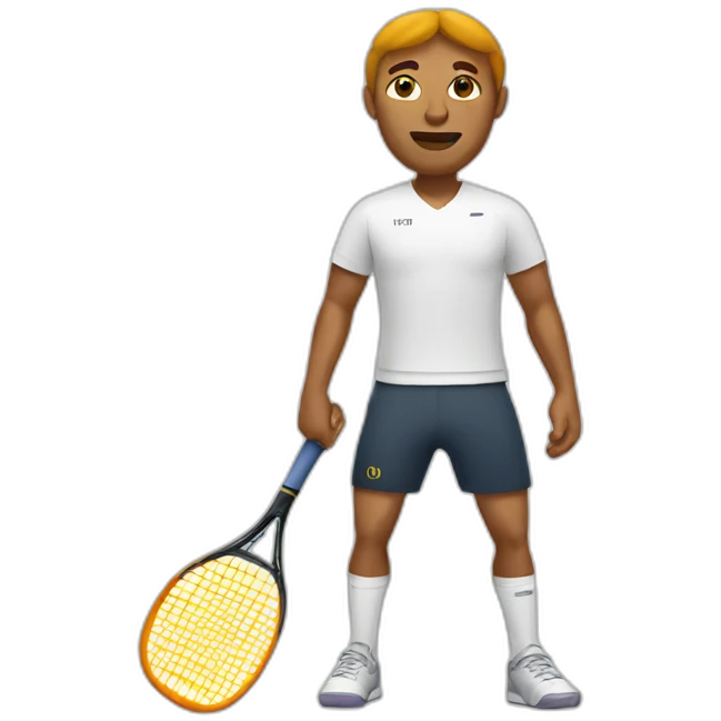 Squash man player emoji