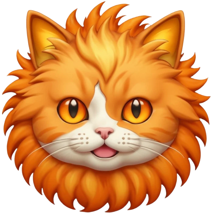 گربه ای که داره سرش می ترکه emoji