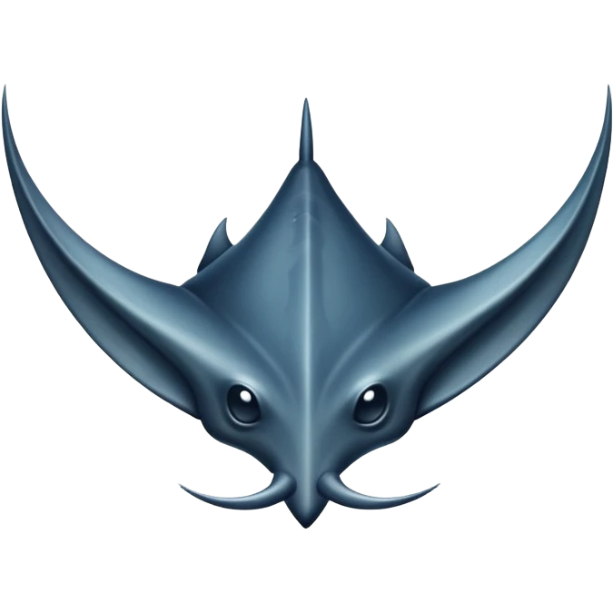 Evil stingray emoji