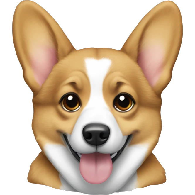 Corgi wearing hoodie emoji