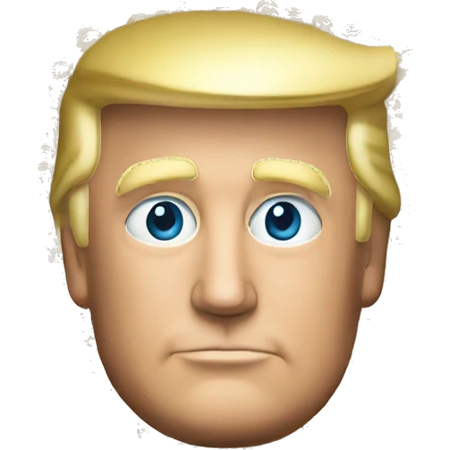 President Trump with billions and billions  emoji