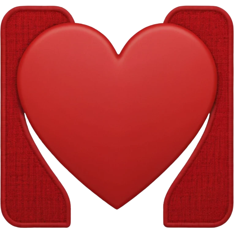 heart patterned doormat emoji