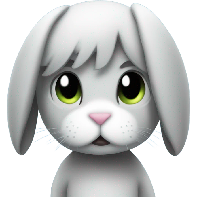 Emo rabbit emoji