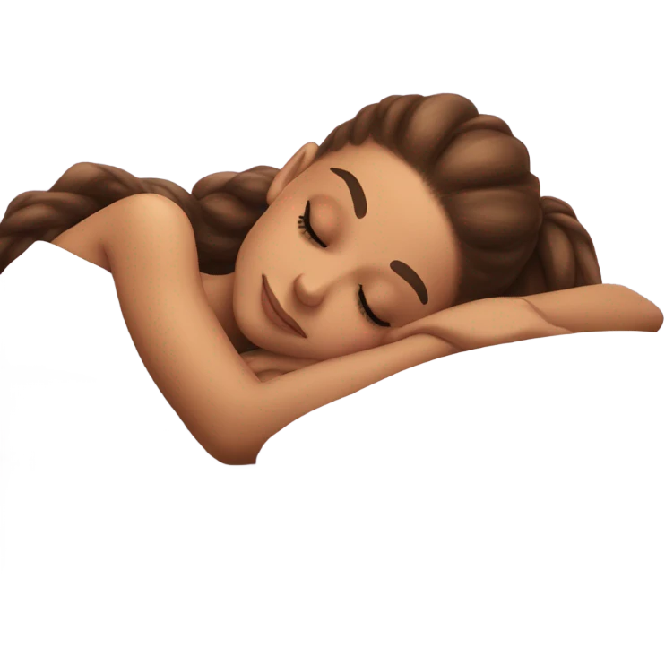 Cute Ariana Grande sleeping emoji