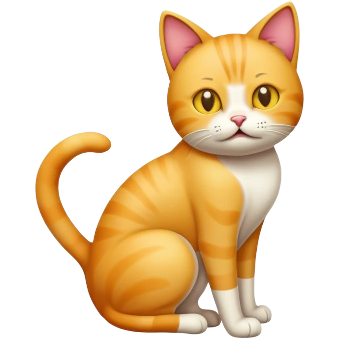 Peeing cat  emoji