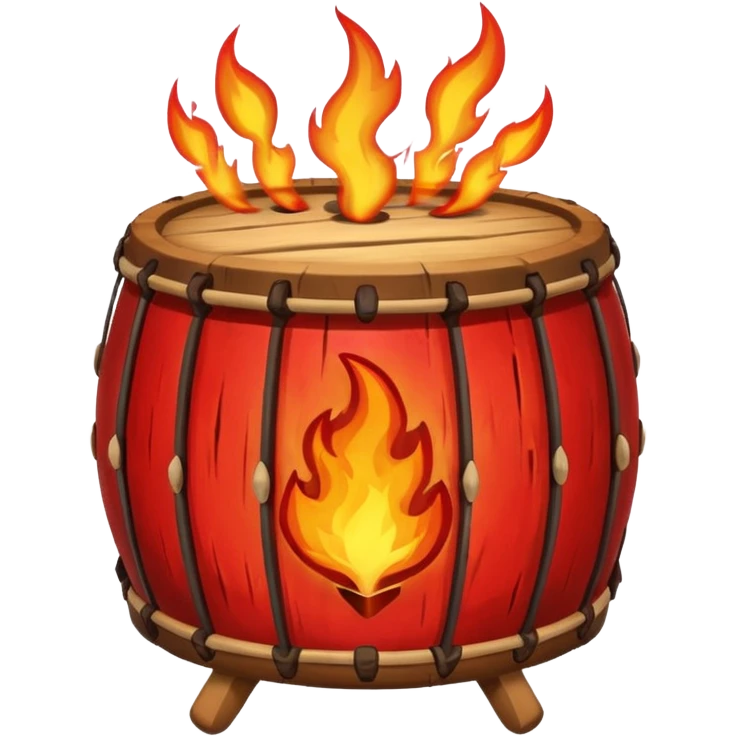SHAMAN DRUM FIRE emoji