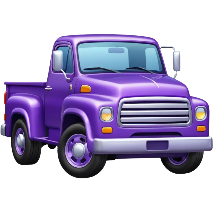 purple truck emoji emoji