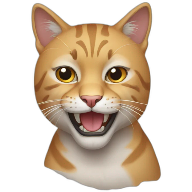 strong cat emoji