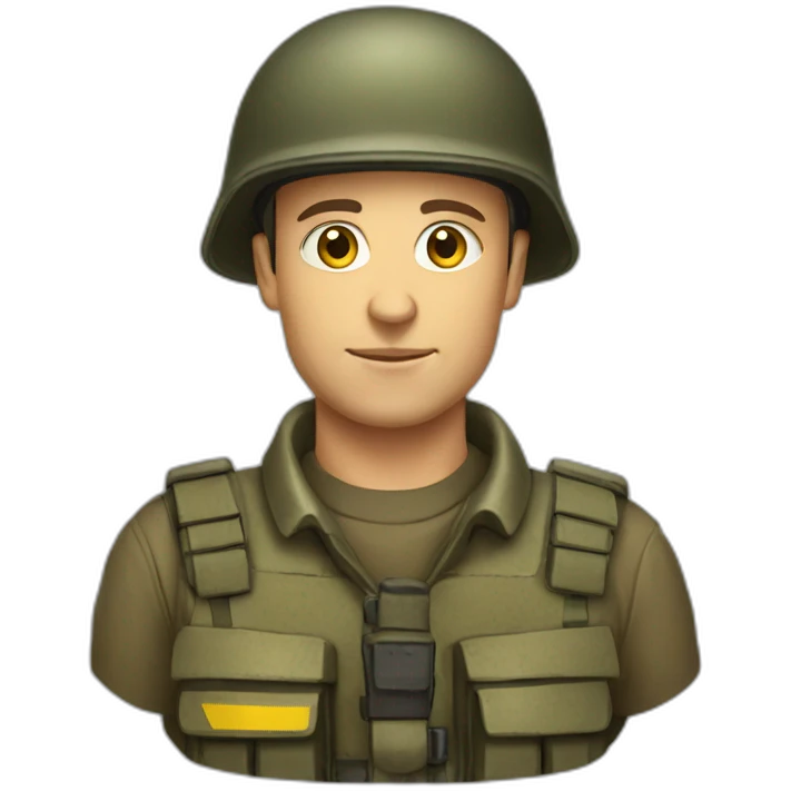 ukraine's soilder emoji