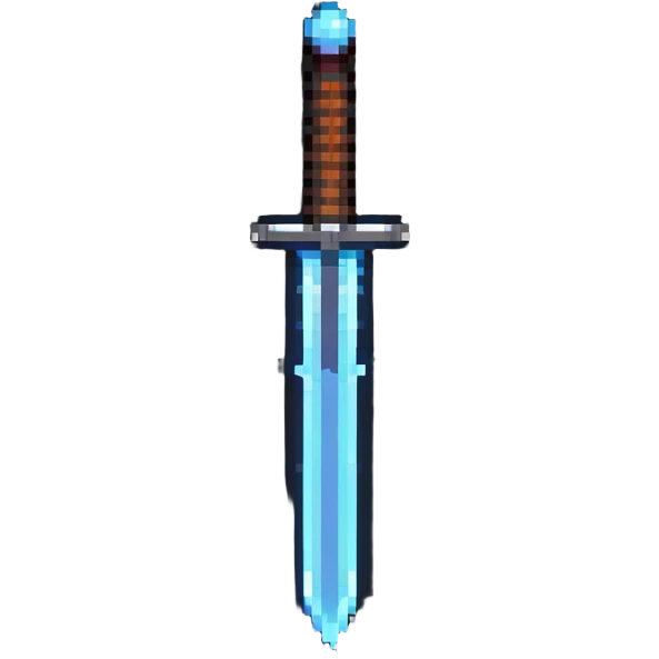 Glowing sword emoji