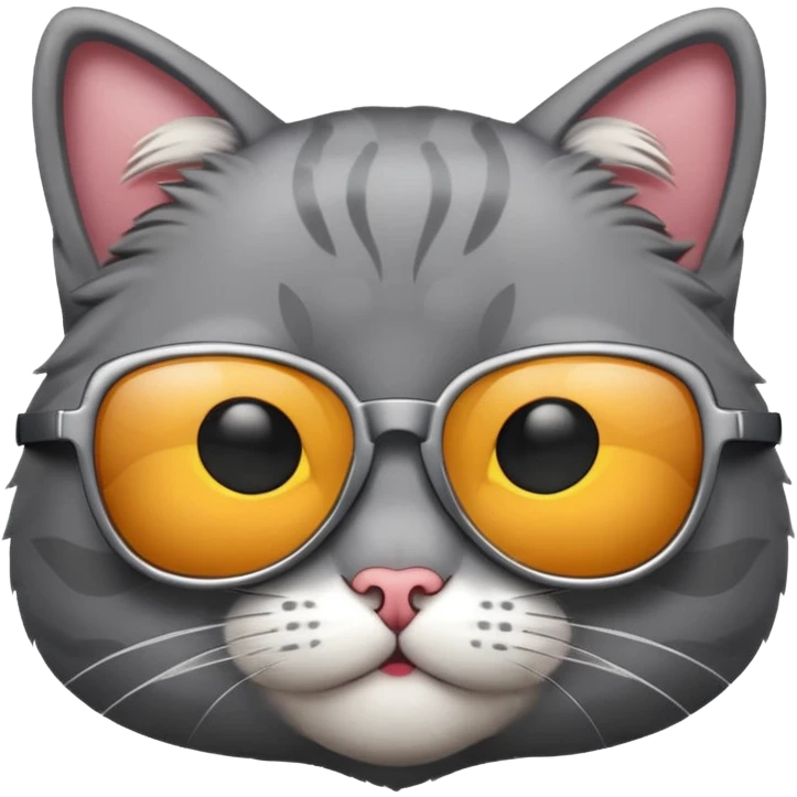 Cat wearing sunglasses emoji