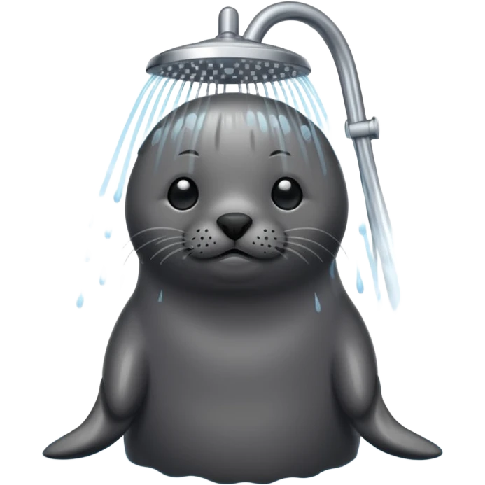 Seal in the shower emoji