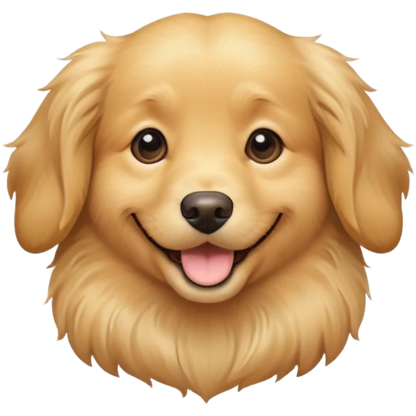 a cute dog emoji
