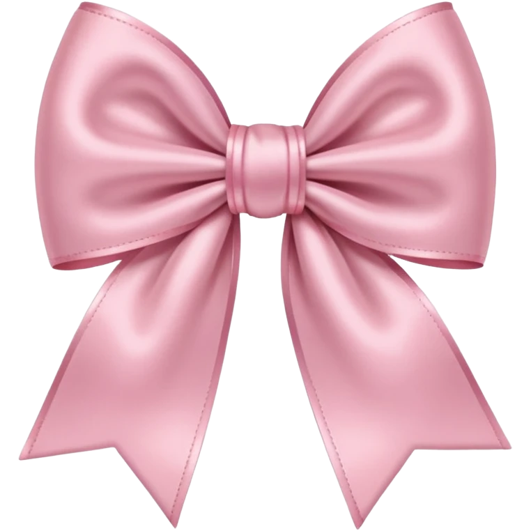 Cute light pink bow  emoji