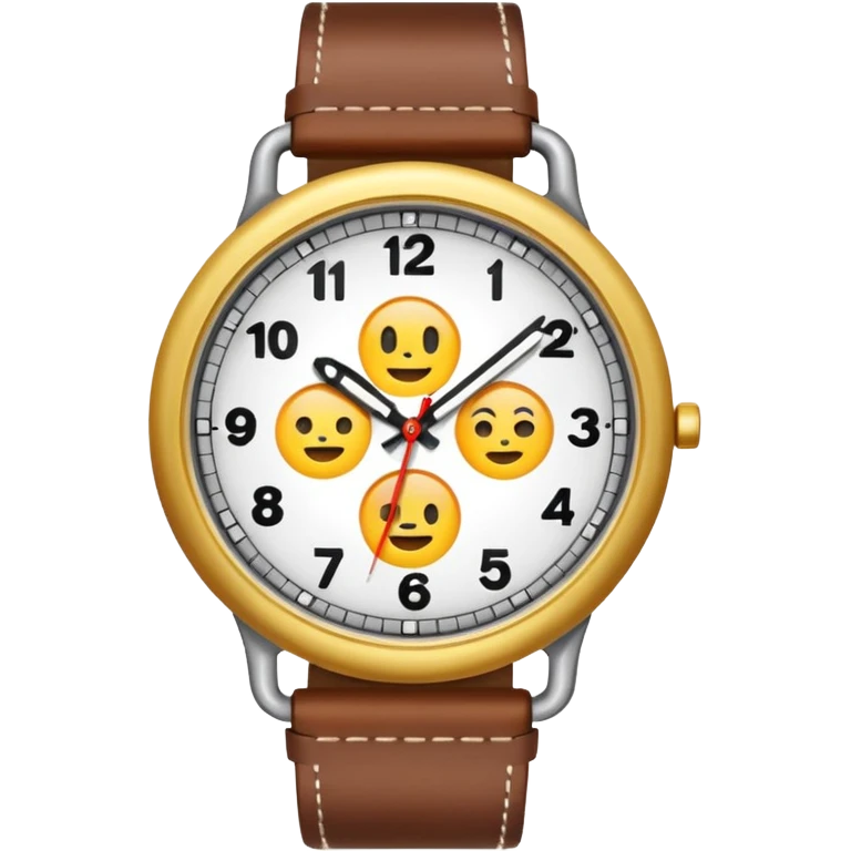 analog watch emoji