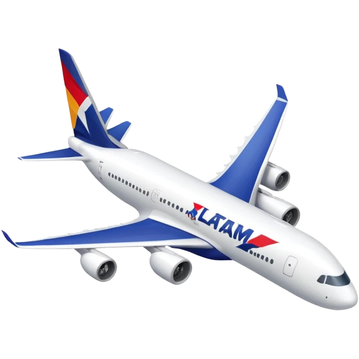 creame un avión de latam emoji