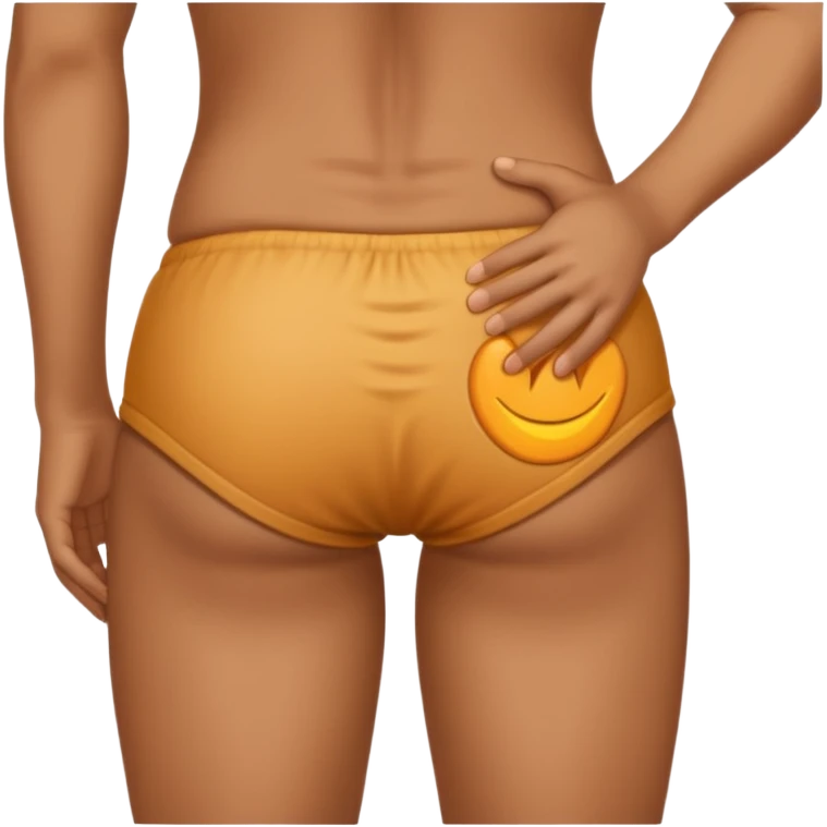Holding butt  emoji