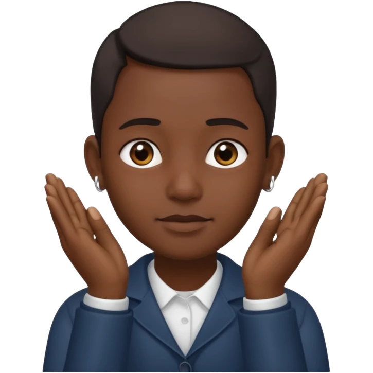 👂🏾🤏🏾 emoji