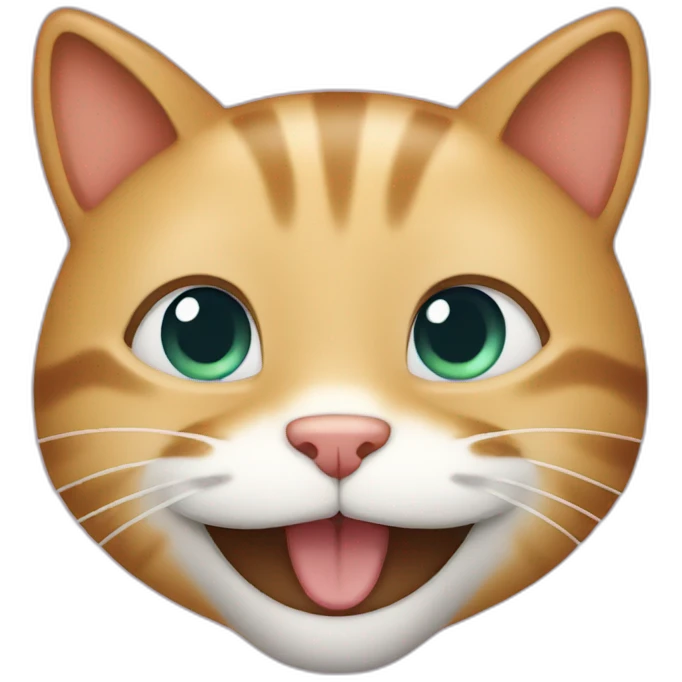 the kitty smiles emoji