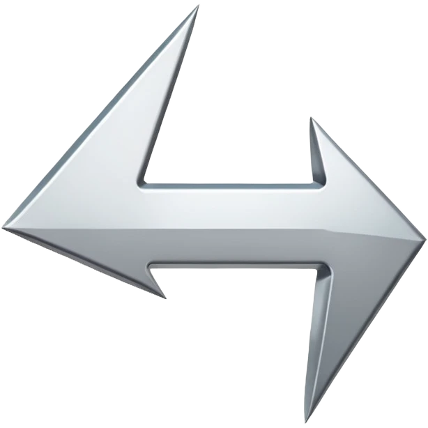 very simple white arrow pointing downwards, emoji