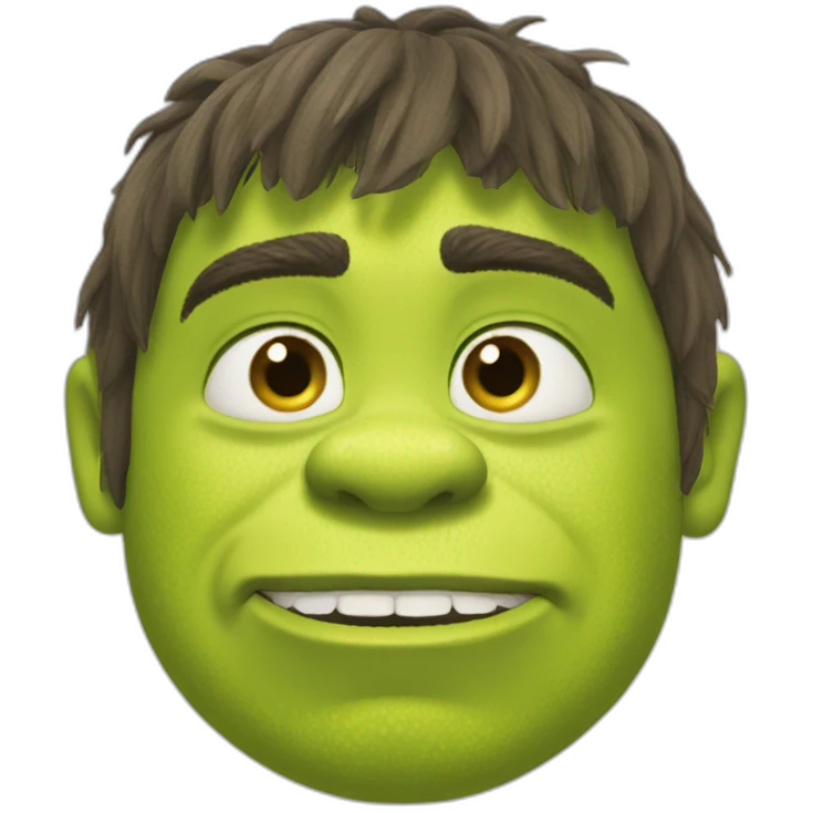 Shrek clean himself emoji