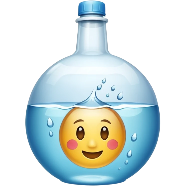 botellon de 20 litros  redondo emoji