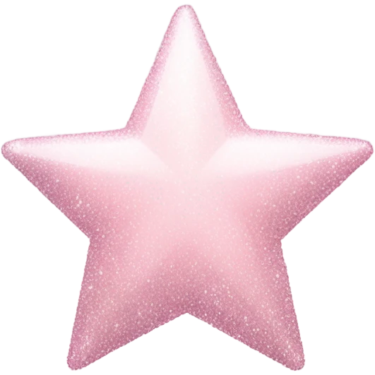pale pink star sparkle emoji