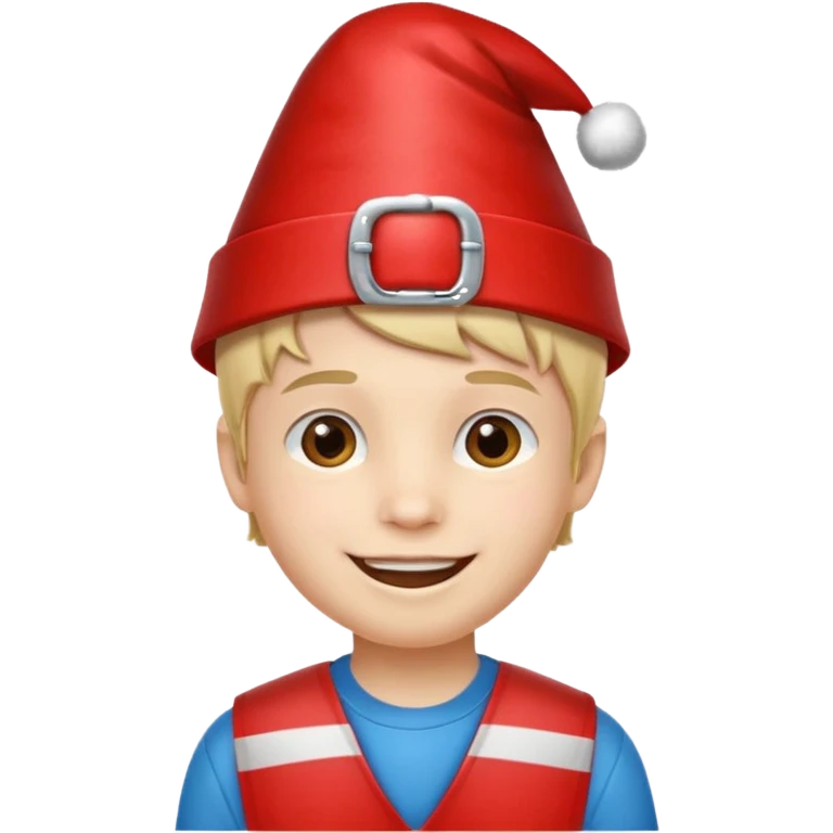 
Boy with red party hat, shiny buckle stripe.








































 emoji