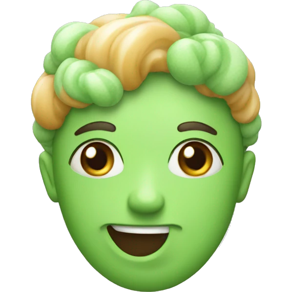 Minty candy emoji