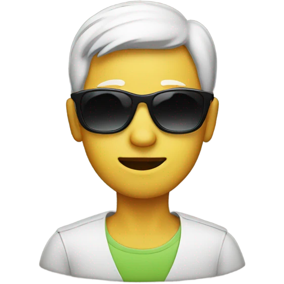 person with sunglasses  emoji