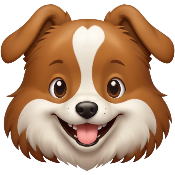 Perro sonriendo emoji