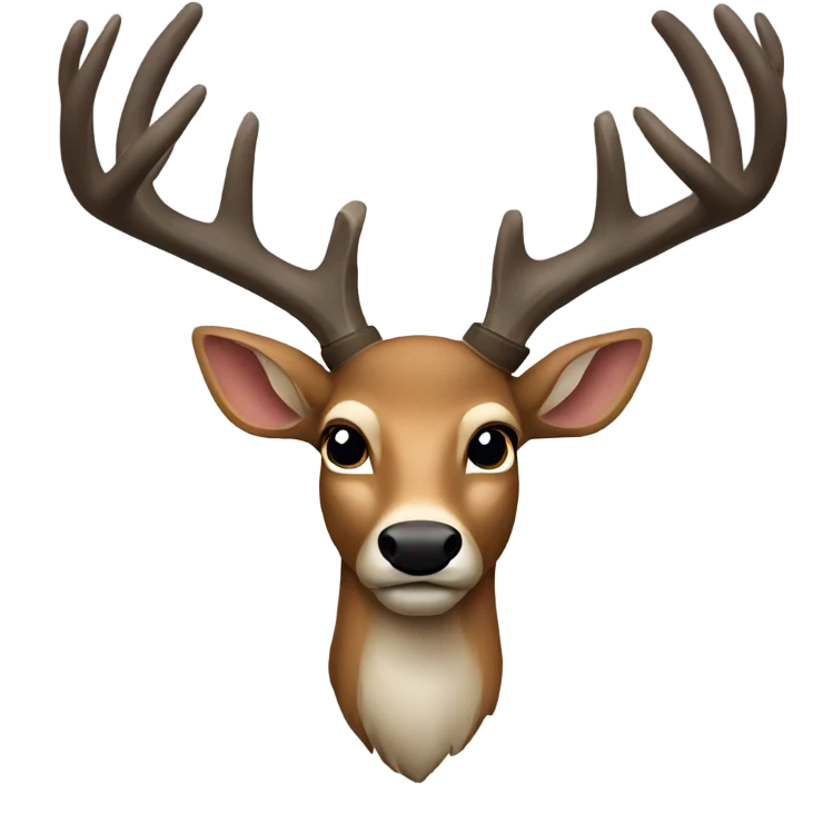 Tactical deer hunter emoji