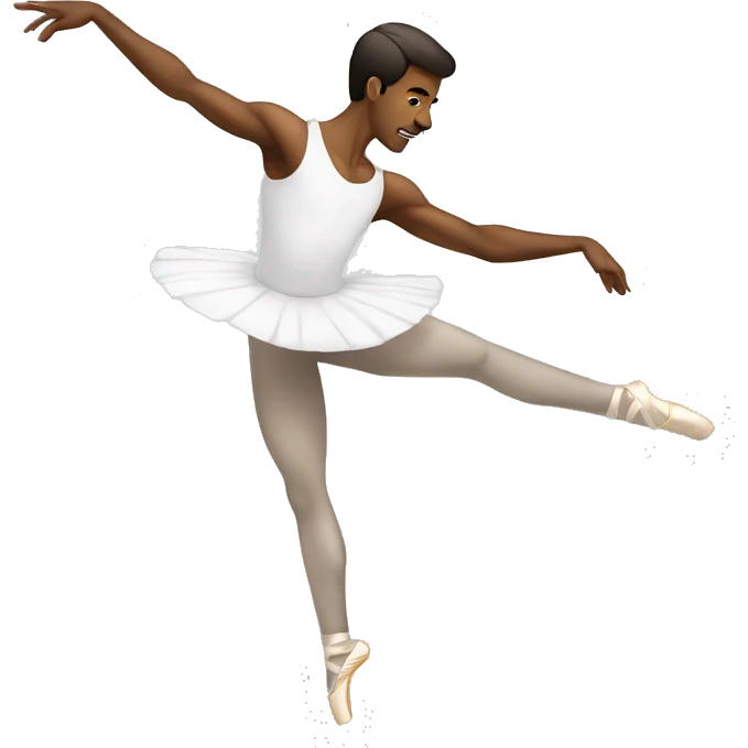 ballet dancer man white emoji