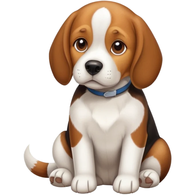 beagle sitting  emoji