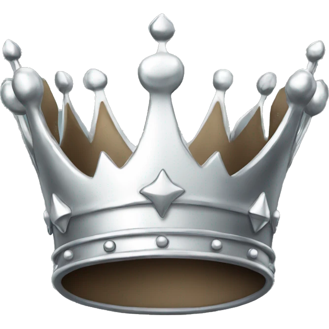 silver crown emoji