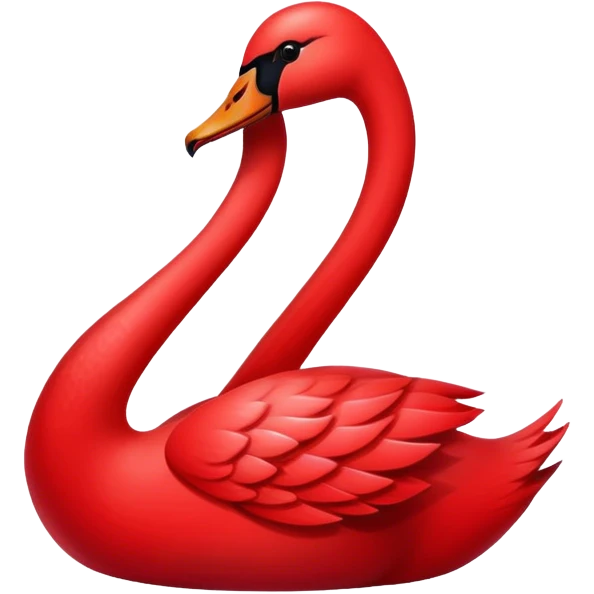 red swan emoji