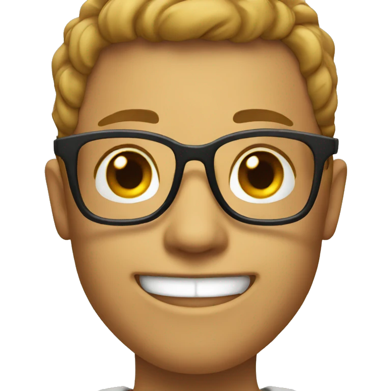 smile wearing specs cool emoji