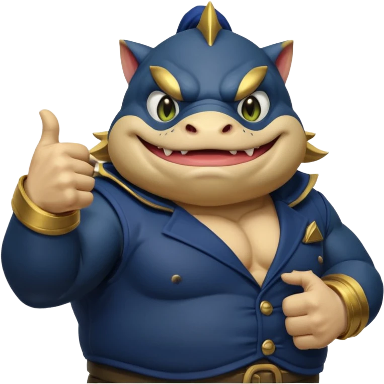 tahm kench from lol giving a thumbs up emoji