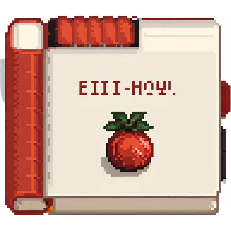 Book or guide icon with text "Гайды для новичков" in red and black pixel art emoji