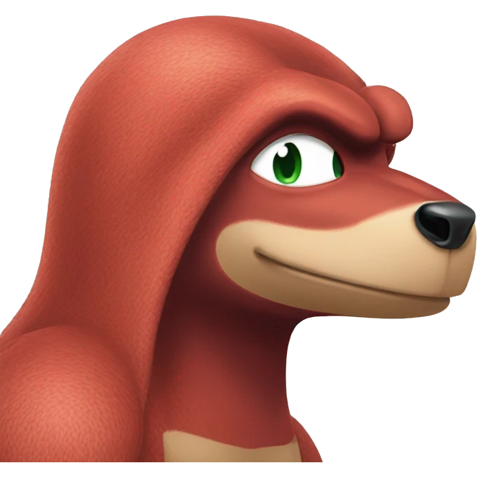 Knuckles the chidna emoji