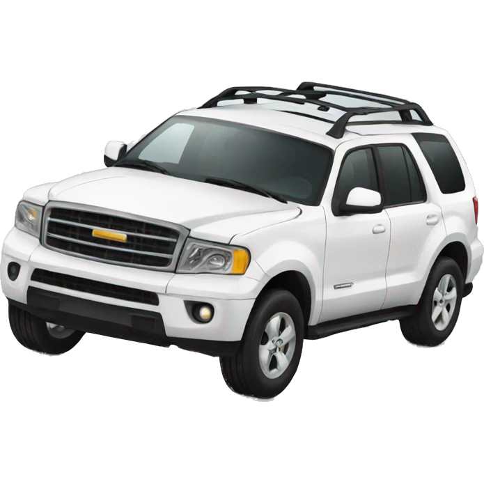 white suv emoji