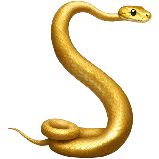 gold snake  emoji