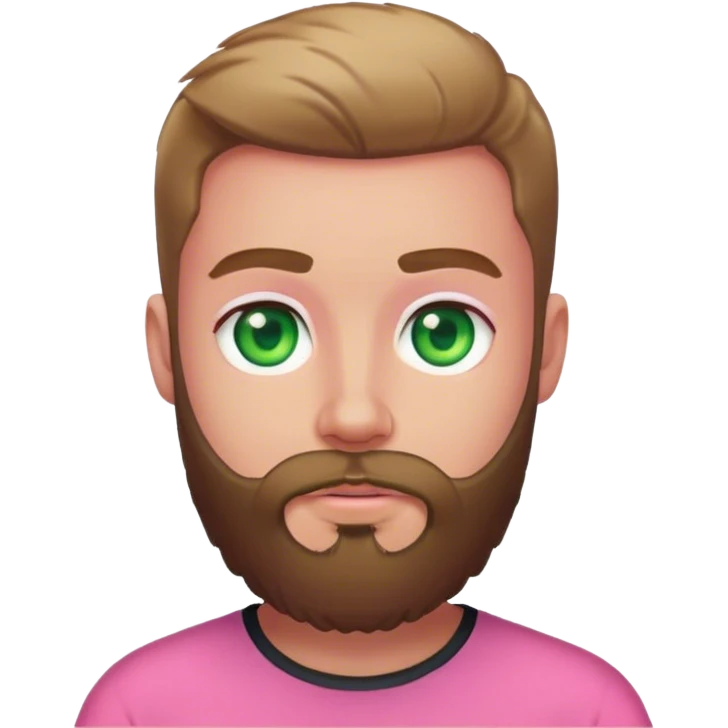esel mit bart und grünen augen mit pinken kleider emoji