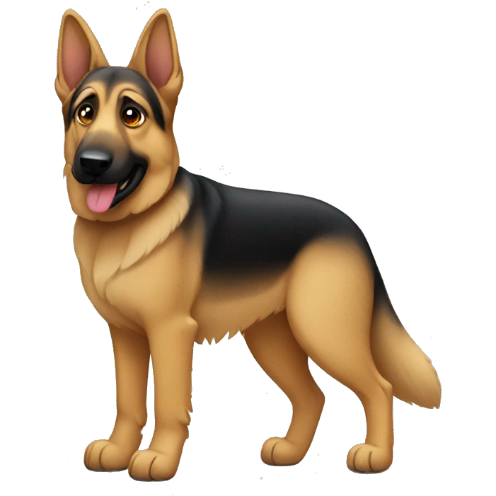 German Shepard  emoji