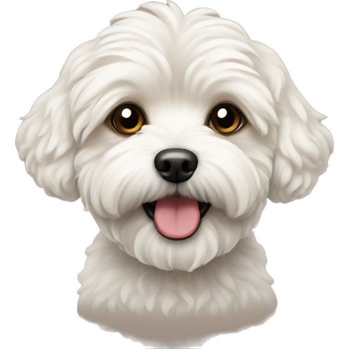 Maltipoo dog  emoji