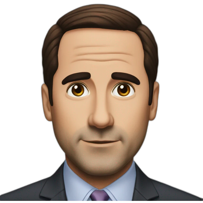 Micheal scott ahocked emoji