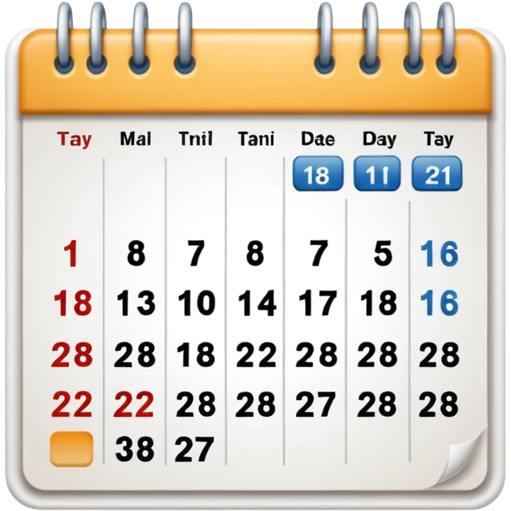 calendar emoji